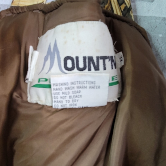 Mount'n Prarie Skyline Camo Fall Fight Duck Camo Hunting Overall Bibs Men's XL - Picture 6 of 16